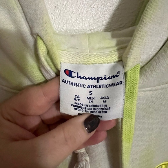 CHAMPION Tie Dye Hoodie Women's Size S - Picture 3 of 5